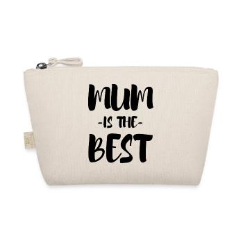 Lustiges Mutter Geschenk Mom Muttertag - Bio-Täschchen - Natur - Vorne