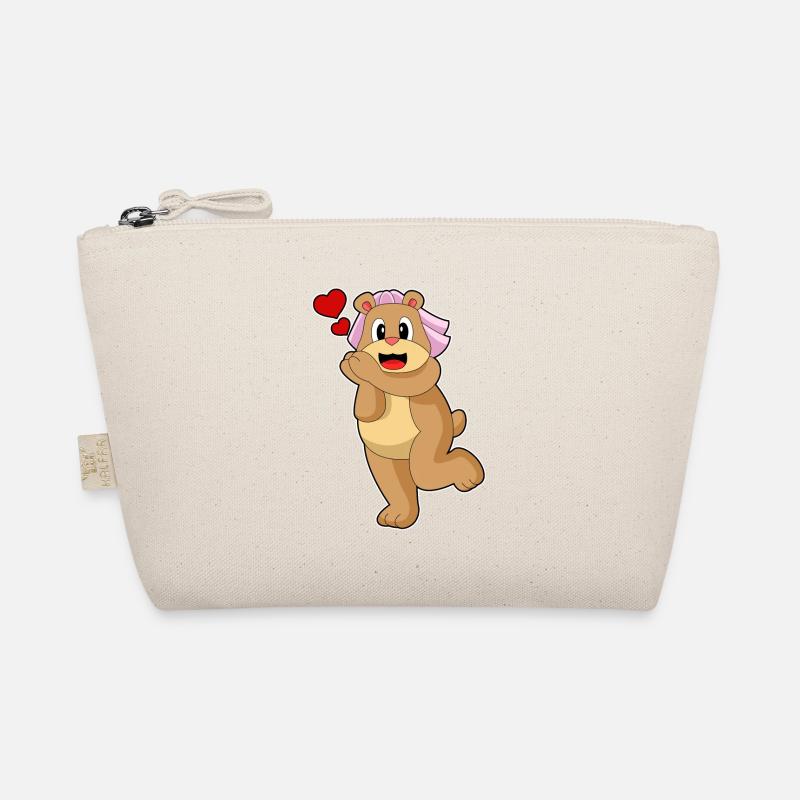 Mariage Bear Bride Veil Trousse biologique