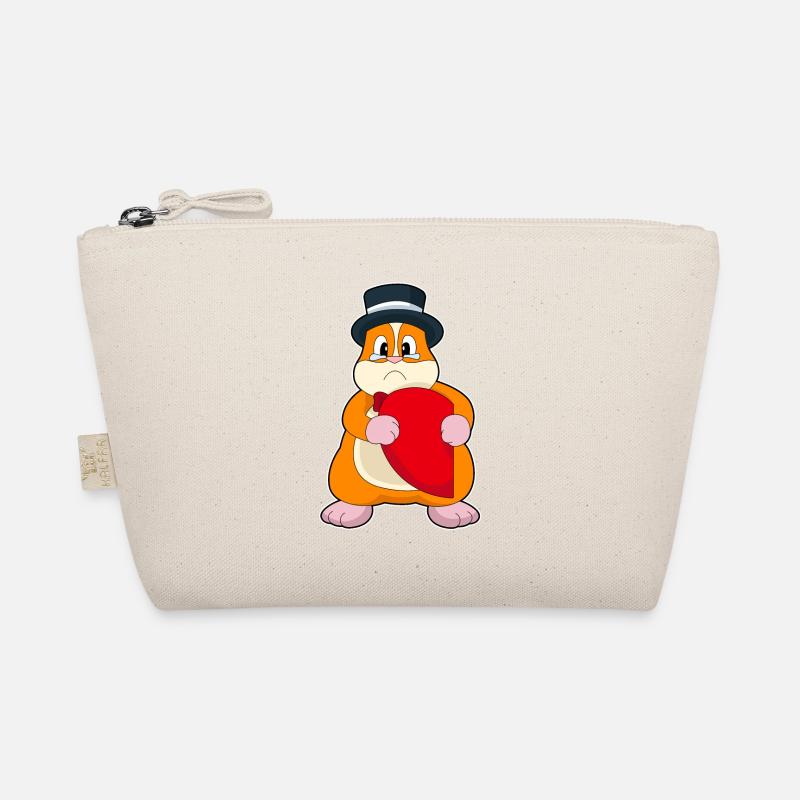 Hamster Bräutigam Herz Hochzeit Bio-Täschchen