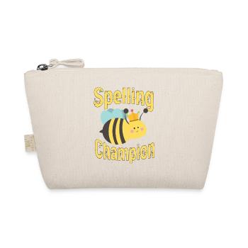 Spelling competition champion - Organic Pouch - nature - Front