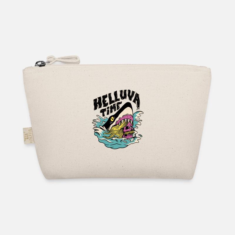 Beach shark Organic Pouch