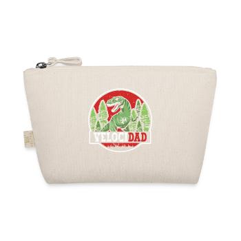 Velocidad Dinosaur Daddy Dino Reptile Father's Day - Organic Pouch - nature - Front