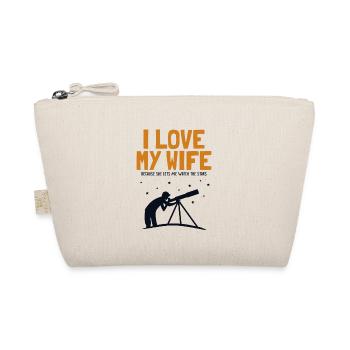 J’aime ma femme Astronomie Ciel étoilé Cosmologiste - Trousse biologique - nature - Devant