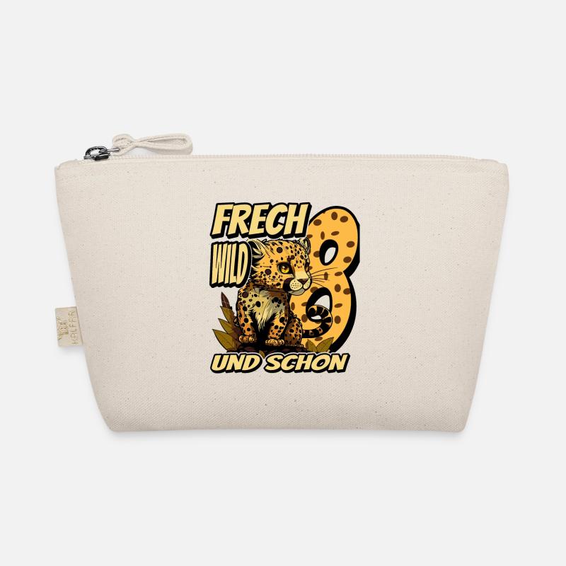 8. Kindergeburtstags Party Leopard Wild und Frech Bio-Täschchen