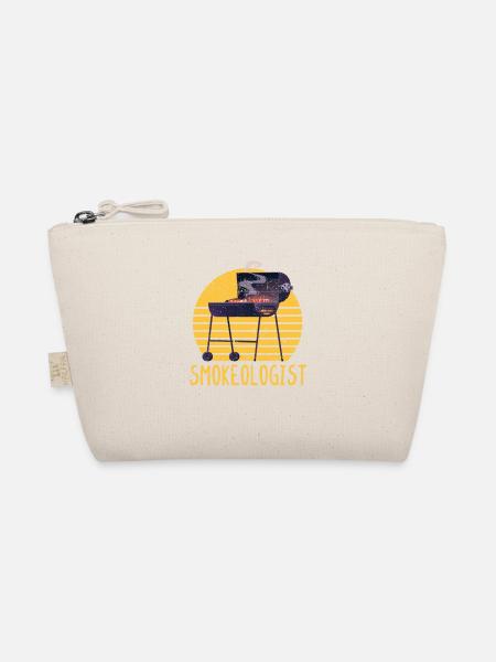Smokeologist Funny Grillmaster BBQ Lover Smoker - Organic Pouch - nature - Front