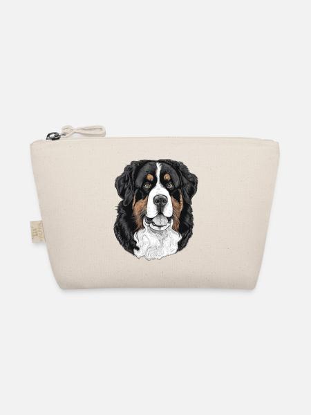 Berner Sennenhund - Bio-Täschchen - Natur - Vorne