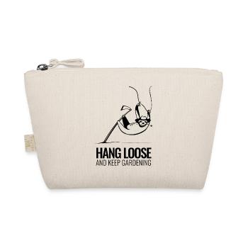 Sloth climbing and gardening with flow - Organic Pouch - nature - Front