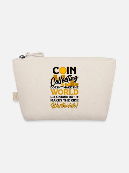 Numismatists Coin Collectors Collecting Coins Numismatists - Organic Pouch - nature - Front