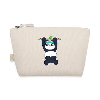 Panda Bodybuilder Pull-ups Culturisme - Trousse biologique - nature - Devant