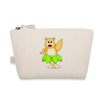 Seal Ballerina Ballet Dance - Organic Pouch - nature - Front