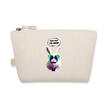 Osterhase - Too Hip to Hop - Bio-Täschchen - Natur - Vorne