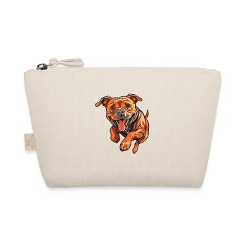 Dog de Bordeaux Playful Cartoon Style - Organic Pouch - nature - Front