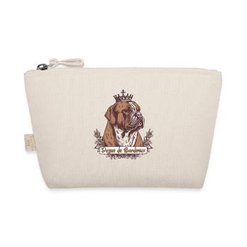 Vintage Regal Dog de Bordeaux avec couronne - Trousse biologique - nature - Devant