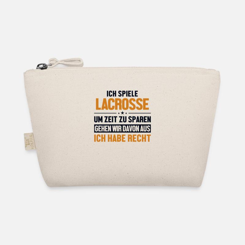 Lacrosse player is always right Polocrosse Organic Pouch