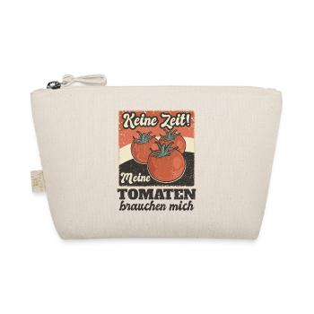 Keine Zeit Meine Tomaten Brauchen Mich - Bio-Täschchen - Natur - Vorne