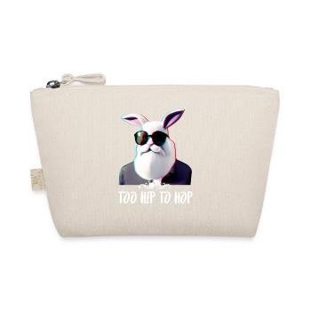 Lapin hipster cool trop branché pour hop - Trousse biologique - nature - Devant