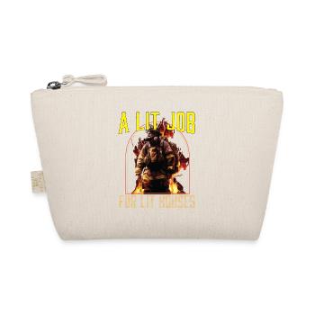 A Lit Job For Lit Houses Firefighter Firefighting - Organic Pouch - nature - Front