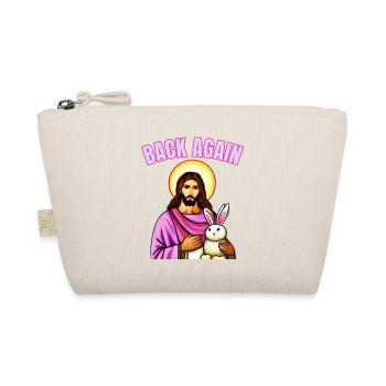 Lapin de Pâques avec œuf de Pâques et Jésus - Trousse biologique - nature - Devant