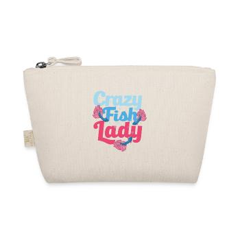 Crazy Fish Lady Aquarium Owner Fish Keeping - Organic Pouch - nature - Front