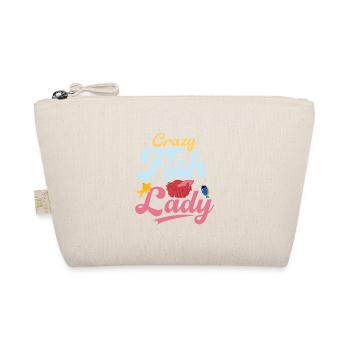 Crazy Fish Lady Fish Keeping Aquarium Owner - Bio-Täschchen - Natur - Vorne