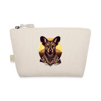 African Wild Dog Portrait Lycaon Dog - Organic Pouch - nature - Front