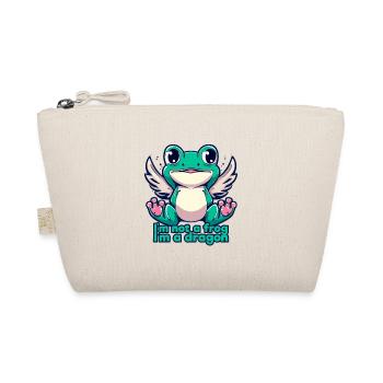 I M NOT A FROG I AM A DRAGON - Organic Pouch - nature - Front
