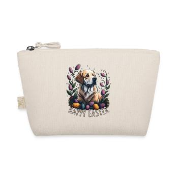 Golden Retriever in spring Easter Golden Retriever - Organic Pouch - nature - Front