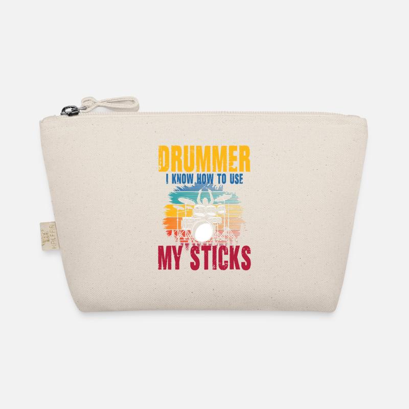 Drummer I Know How To Use My Sticks Bio-Täschchen