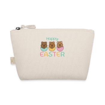 sweet quokkas for Easter with Easter eggs quokka - Organic Pouch - nature - Front