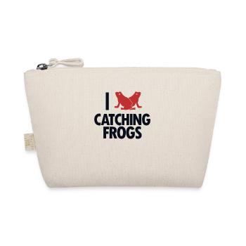 I Love Catching Frogs Tree Frog Toad Frog - Organic Pouch - nature - Front