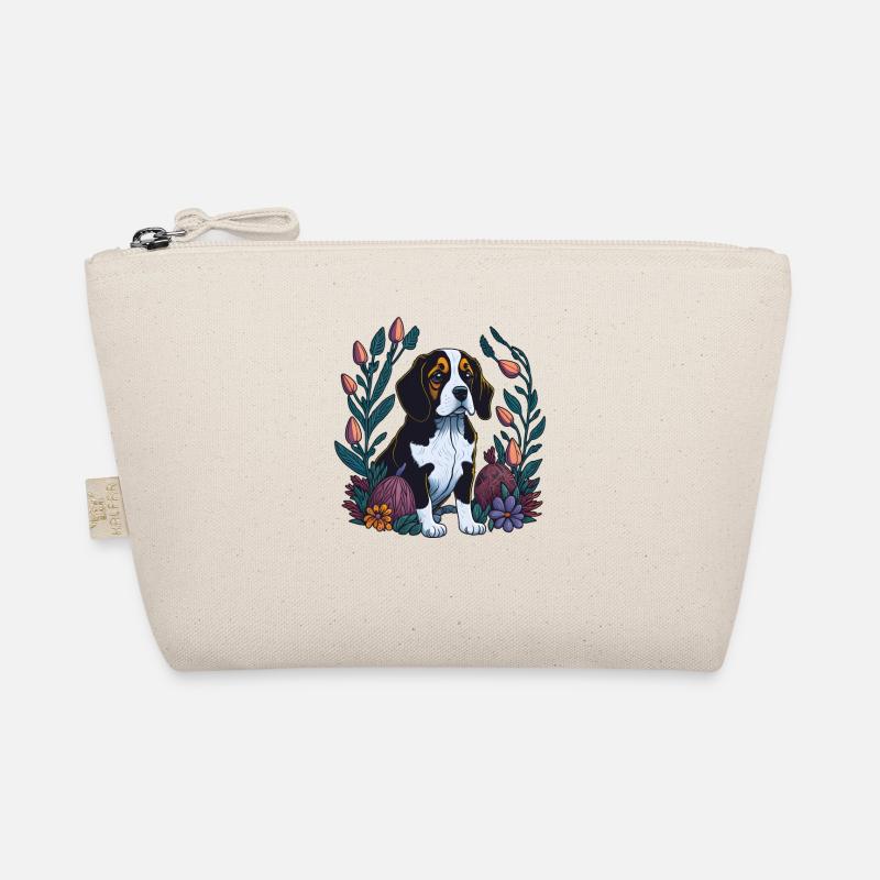 Beau chien Beagle Pâques Printemps Beagle Trousse biologique