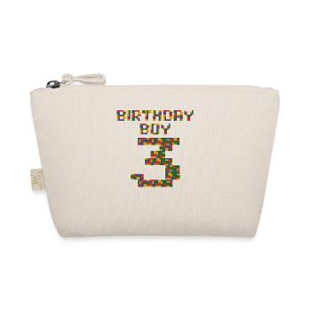 Mignon 3ème anniversaire Cadeau 3 ans Bâtiment en bloc - Trousse biologique - nature - Devant