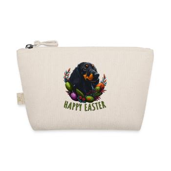 Happy Easter Cute Dachshund Dog Easter Dachshund - Organic Pouch - nature - Front