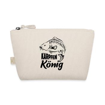 Karpfenkönig - Angler - angeln - Karpfen - Bio-Täschchen - Natur - Vorne
