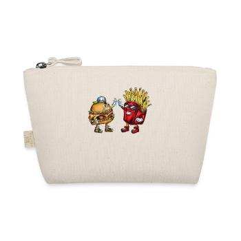 Burger Fan Food Fast Food Favorite Food Friends - Organic Pouch - nature - Front