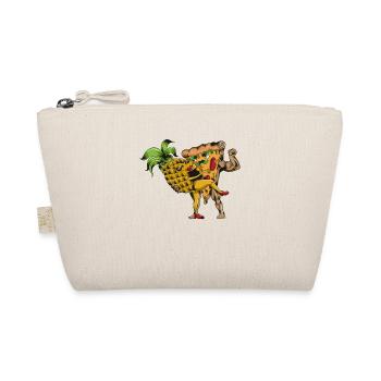 pizza fast food love dishes pineapple pizza - Organic Pouch - nature - Front
