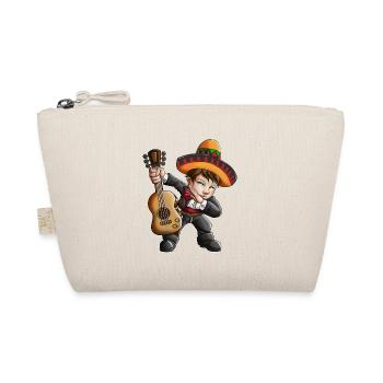 Mexican Guitar Musician Suit Dab Dabbing - Organic Pouch - nature - Front