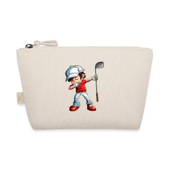 Dabbing Golfer Golfspieler Golfball Golfverein Fan - Bio-Täschchen - Natur - Vorne