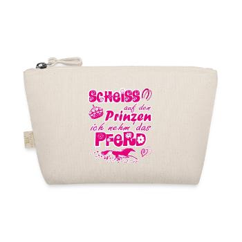 Scheiß auf den Prinzen, ich nehm' das Pferd - Bio-Täschchen - Natur - Vorne