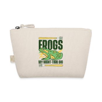 Frogs My Night Time Gig Kaulquappe Laubfrosch - Bio-Täschchen - Natur - Vorne