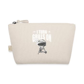 I Turn Grills On Funny Saying Sarcastic BBQ - Organic Pouch - nature - Front