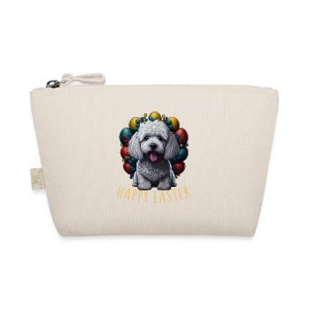 Beautiful Poodle Dog Easter Spring Happy Easter - Organic Pouch - nature - Front