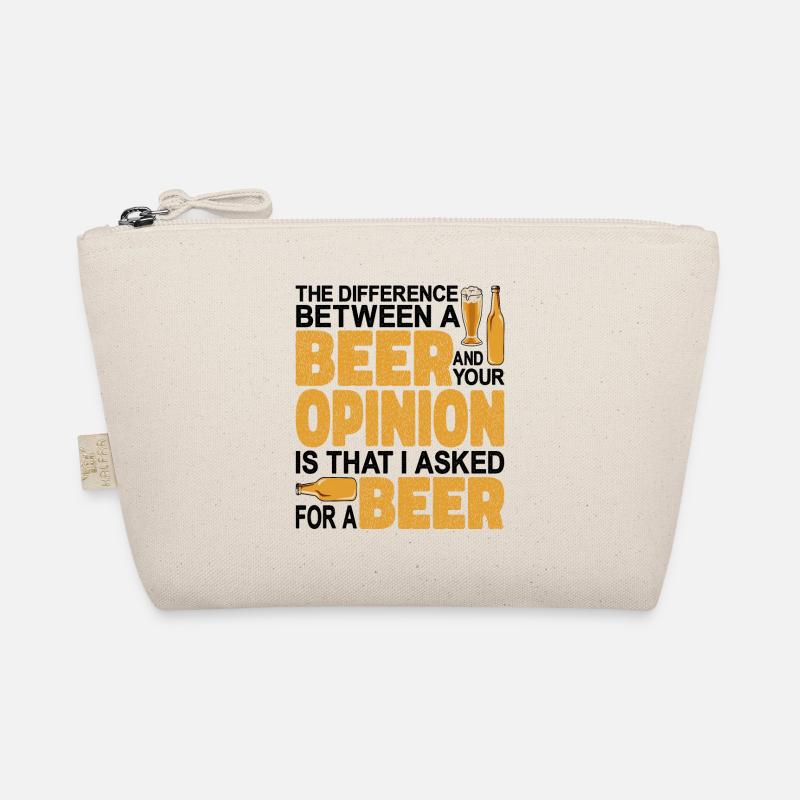 The Difference Between A Beer And Your Opinion Bio-Täschchen