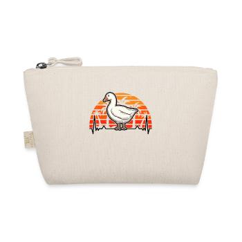 Geese heartbeat Goose breeder goose - Organic Pouch - nature - Front