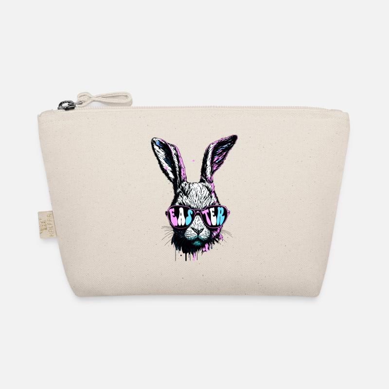 Groovy Rabbit avec lunettes de soleil cadeau de Pâques Trousse biologique