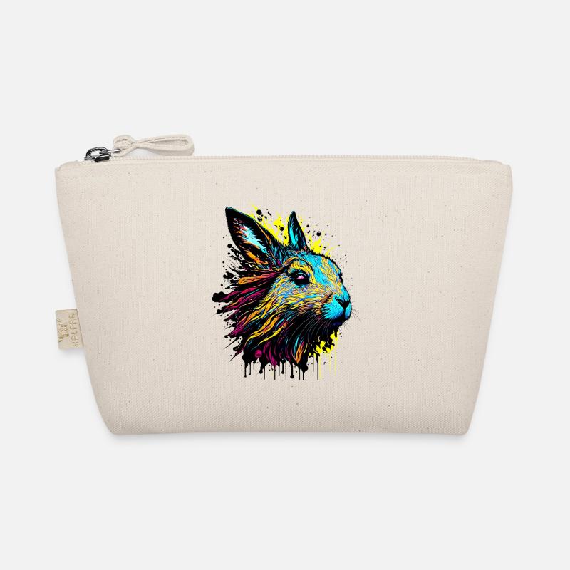 Lapin lapin Cadeau de Pâques Visage de lapin coloré Trousse biologique
