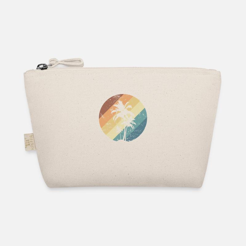 Palm Island Tree Holiday Beach Organic Pouch
