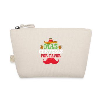 Mas Cervezas Por Favor Cinco De Mayo Party - Organic Pouch - nature - Front