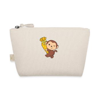 Bye bye Kindergarten Hello School Monkey - Trousse biologique - nature - Devant