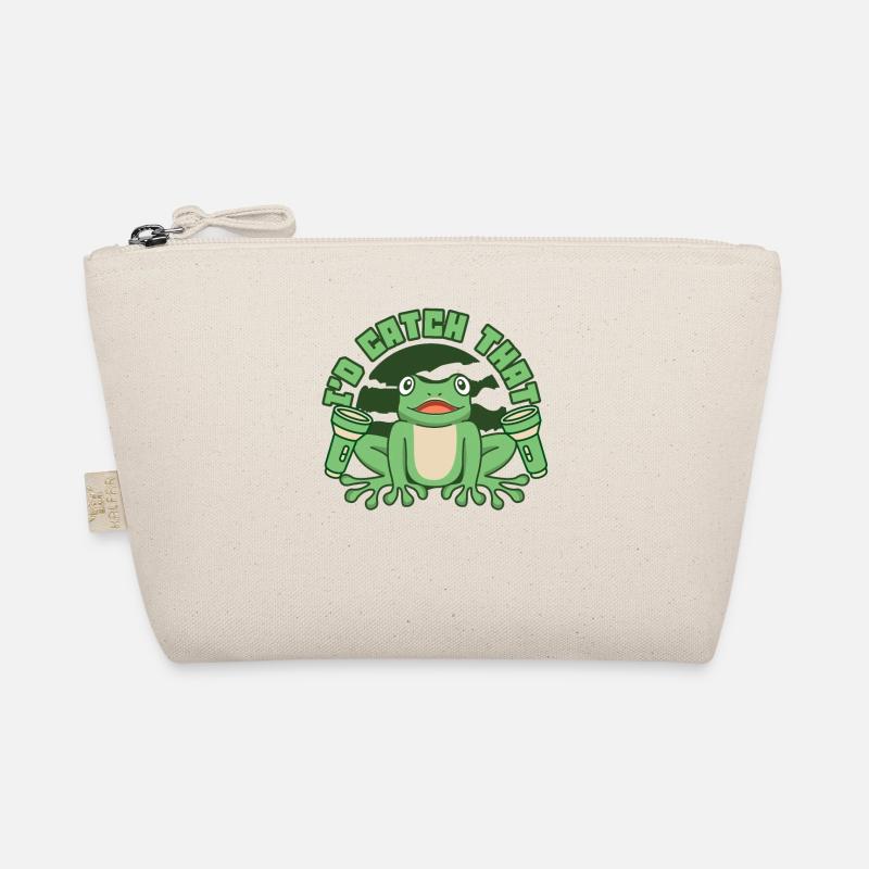 I'd Catch That Tree Frog Toad Tadpole Frog Organic Pouch